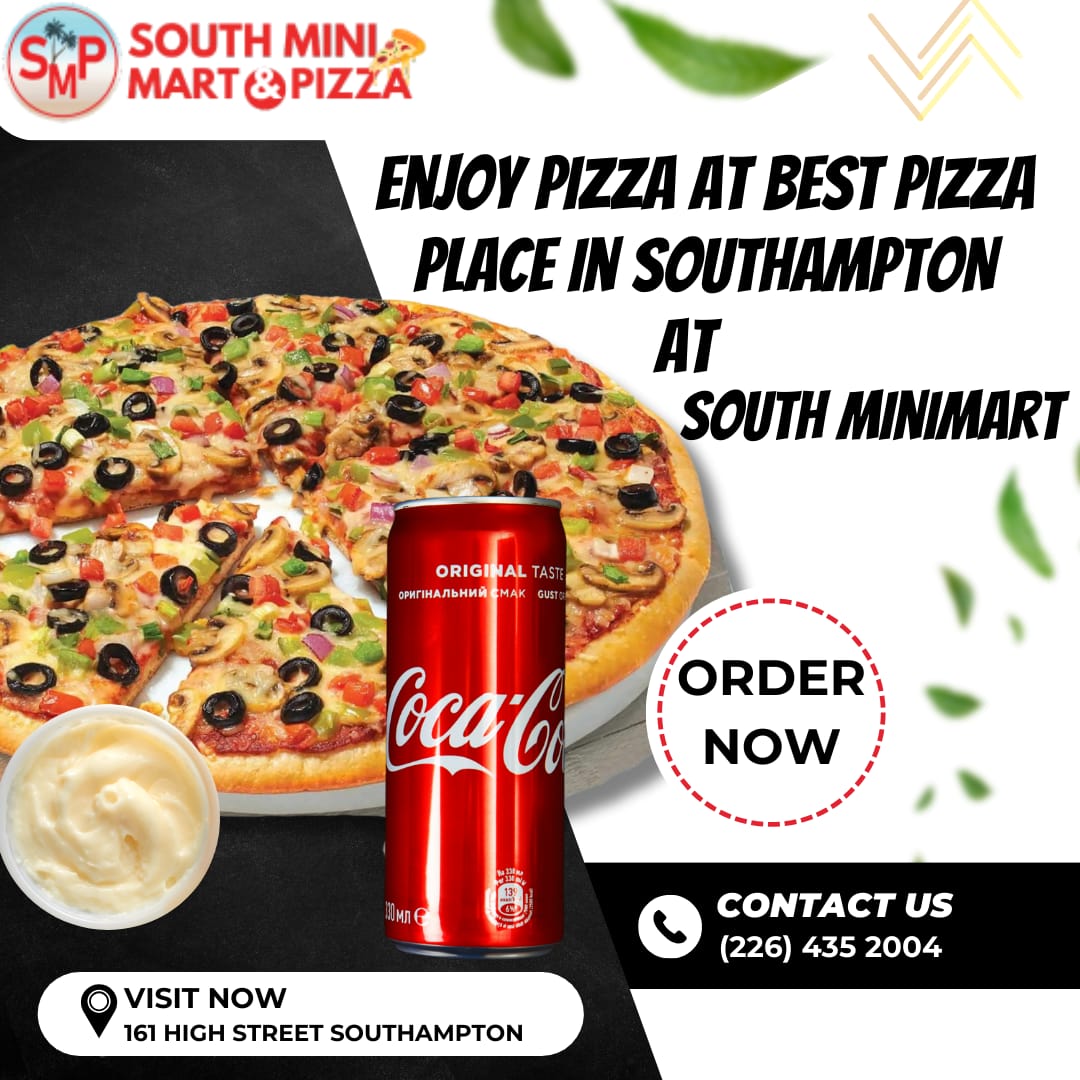 Enjoy pizza at best pizza place in Southampton at South minimart